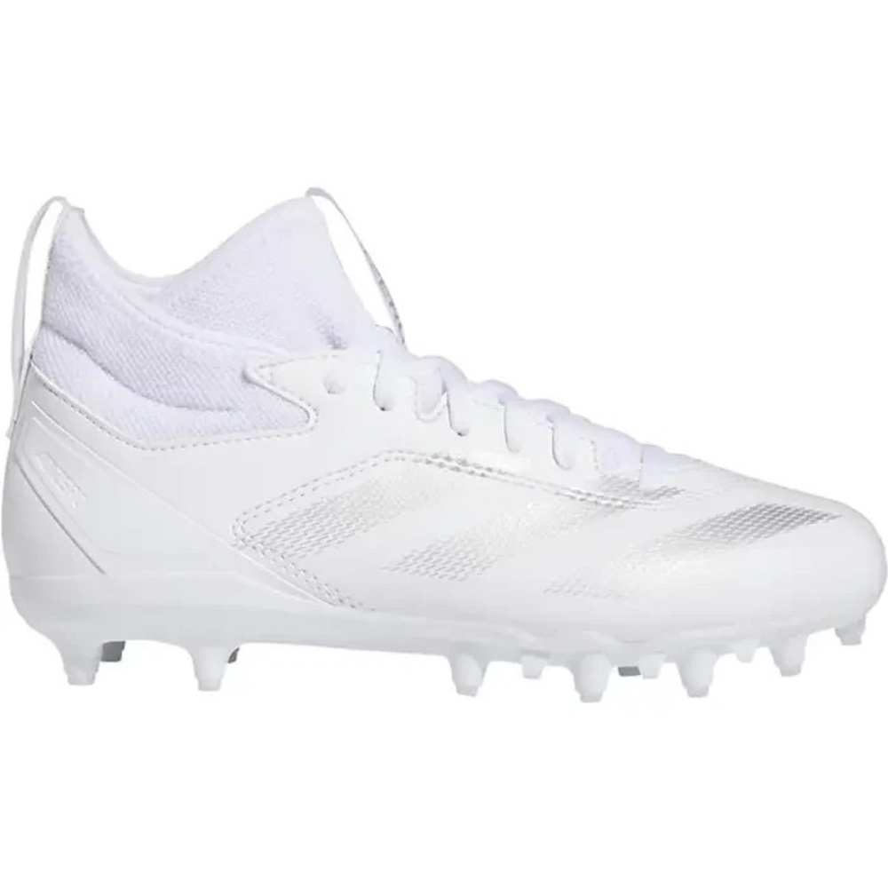 new youth 3.5 4.5 5 Adidas Adizero Impact.2 K Football Cleats White IF2520